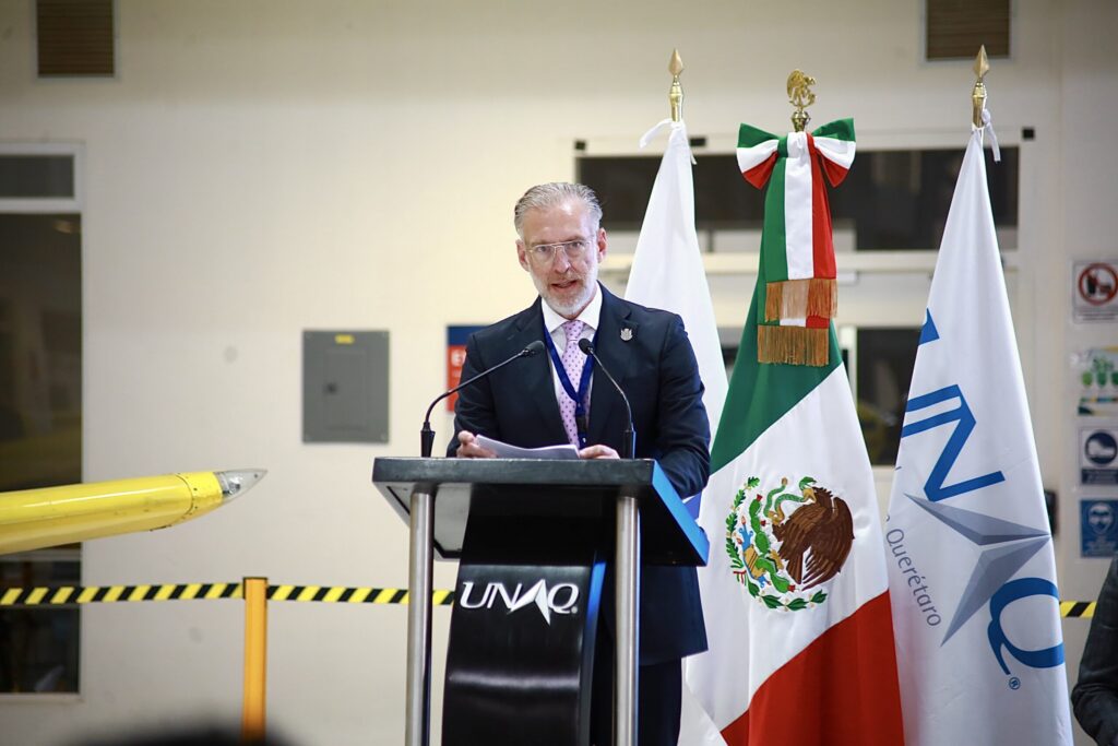 Querétaro vio una oportunidad en la industria aeroespacial: Del Prete